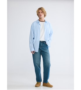 LCW Jeans İndigo Baggy Fit Erkek Jean Pantolon