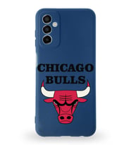 Samsung Galaxy M13 Uyumlu Lansman Kılıf Altı Kapalı İçi Kadife  Chicago Bulls Tasarımlı  Kapak (Şeffaf)