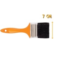 İzmir Fırça Luna Junior Yağlı Boya Fırçası No: 3 - 7 cm. (Turuncu)