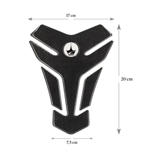 Grippatch Yamaha, BMW, Honda ile Uyumlu Universal 6D Karbon Tank Pad GC01