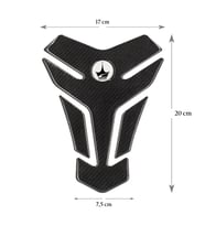 Grippatch Yamaha, BMW, Honda ile Uyumlu Universal 6D Karbon Tank Pad GC01