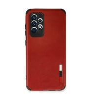 Samsung Galaxy A72 Kılıf Loop Deri Silikon - Kırmızı