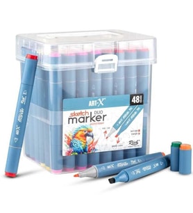 Rich Art-X Sketch Marker Duo 48 Li Set 18049