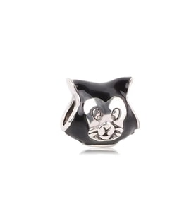 Fubena Siyah Kedi Siluet Charm