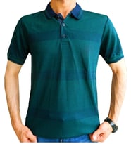 BİGAZZİ ERKEK RİNGEL JAKAR POLO YAKA TSHİRT 3250 (Yeşil)