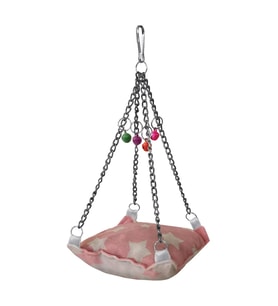 Yıldız Desenli Minder Ve Çanlı Kuş Hamağı 9*9-18 cm