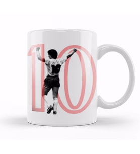 Diego Armando Maradon 10 artwork Kupa Bardak Porselen