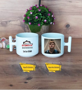 Otomotiv Mühendisi Kupa Bardak T Fotoğraflı Mühendisler Günü Hediyesi