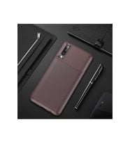 Samsung Galaxy A50 Uyumlu Kılıf Zore Negro Silikon Kapak (Kahverengi)