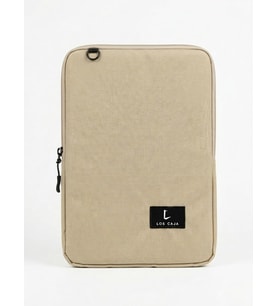 Premium Tablet Çantası ve Organizer - İçi Cepli, Darbe Emici Koruyucu Kılıf (Bej)