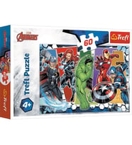 Lisanslı 60 Parça Avengers Puzzle 3574