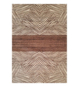 Rovigo Home Dijital Baskı Yıkanabilir Kaymaz Taban Salon Halısı Ve Yolluk RV093-FNL380 (Kahverengi)