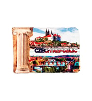 Çek Cumhuriyeti Temalı Sütun Magnet (Karışık)