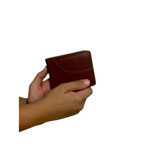 Exclusive Serisi Premium Özel Üretim Lüks Deri Yatay Çizgili Classic Erkek Cüzdanı (Çok Renkli)