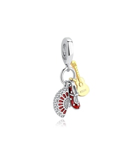 Fubena Gitar, Yelpaze ve Babet Sallantılı Charm