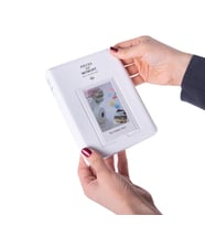 65 Fotoğraf Kapasiteli Pencereli Beyaz Instax Polakart Fotoğraf Albümü