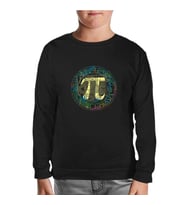 Matematik - Pi 7 Siyah Çocuk Sweatshirt
