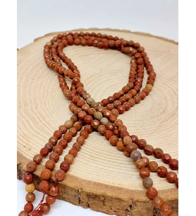 Jasper Taşı Faset Kesim Dizi 4mm (44540)