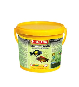 Dajana Granu Veggie Garlic 100gr (Açık) Balık Yemi Sarımsaklı SKT:05/2027