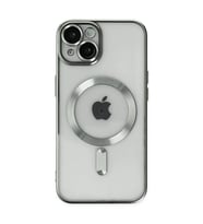 Apple İphone 14 Kılıf Kross Magneticsafe Kapak - Gümüş