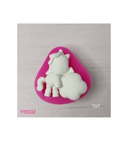 YY0332 Ayaktaki Unicorn Silikon Kalıp