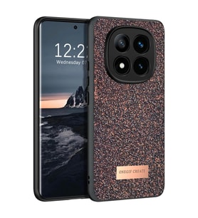 Onegif Xiaomi Redmi Note 14 Pro 4G Bright Simli Kapak - Derin Mor