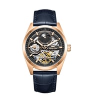 Slazenger SL.09.2559.2.06 Quartz Lacivert Deri Kordon Siyah Kadran 44 mm Erkek Kol Saati