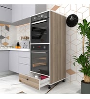 Kenzlife fırın dolabı naime crd 145*60*56 mutfak çekmeceli ayaklı banyo kiler ofis