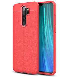 Newface Xiaomi Redmi Note 8 Pro Kılıf Auto Focus Kapak - Kırmızı