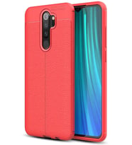 Newface Xiaomi Redmi Note 8 Pro Kılıf Auto Focus Kapak - Kırmızı