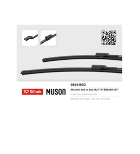 SİLECEK SÜPÜRGESİ 600 480MM (MUZ TİPİ) VOLKSWAGEN GOLF V 10/05> CADDY III 03/07>