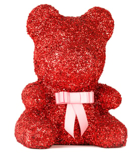 Teddy Shimmer Bear - Kırmızı Taşlı Ayıcık