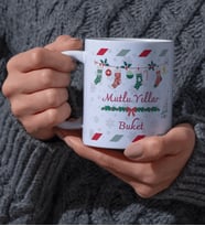 Kişiye Özel Yeni Yıl Yılbaşı Hediyesi İsme Özel Kupa Bardak Kahve Hediye Seti