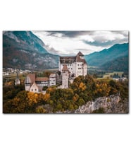 Cakatablo Liechtenstein Gutenberg Kalesi MDF Tablo