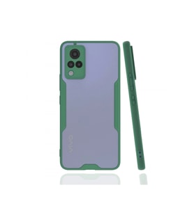 Durukar® Vivo V21 Kılıf Platin Silikon - Yeşil