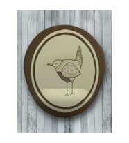 Bird Oval Bilek Destekli Mouse Pad