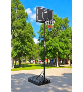 VOIT AYAKLI BASKETBOL POTASI (Düz Siyah)