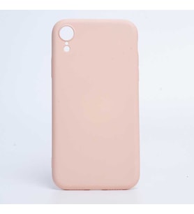 Apple iPhone XR 6.1" Kılıf İçi Kadife Özel Tasarım Esnek Yumuşak Pürüzsüz (Pembe)