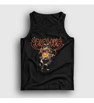 Presmono Unisex Siyah Skull Cavalera Conspiracy Atlet 440098tt