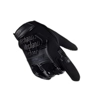 Single Sword Mechanix Tam Parmak Taktik Eldiven, Darbe Emici İş Eldiveni, Dokunmatik Özellikli Motosiklet&Spor Eldiveni, Unisex (Siyah)