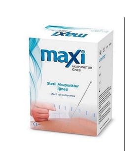 MAXİ AKUPUNKTUR İĞNESİ 0.30X40 mm TEK KULLANIMLIK 200 LÜK PAKET