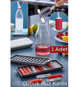 11'li Çubuk Buz Kalıbı Bpa Free - 1 Adet Buzluk (Çok Renkli)