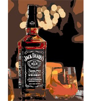 Jack Sayılarla Boyama Seti 40x 50 cm ( Tuval Şasesine Gerili)