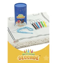 Boyamalı Yıkanabilir Eğitici Çocuk Seccadesi (Çok Renkli)