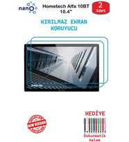 Hometech Alfa 10BT 10.4" İçin Nano Ekran Koruyucu 9h Esnek 2 ADET
