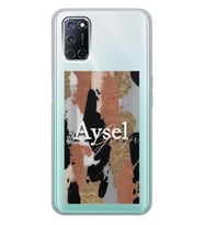 Oppo Wall Tasarımlı Şeffaf Telefon Kılıfı
