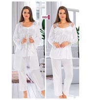 Alissa 1002 Lohusa Hamile Sabahlıklı Pijama Takımı