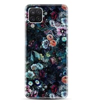 Kılıfland Samsung Galaxy A12 Kılıf Desenli Silikon Resimli Kapak Great Flowers Kılıf 1304
