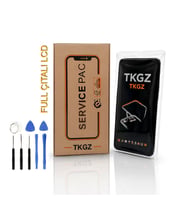 Tkgz - Xiaomi POCO X3 NFC Uyumlu ServicePack Lcd Ekran Dokunmatik Mavi Full Çıtalı + Tamir Kiti