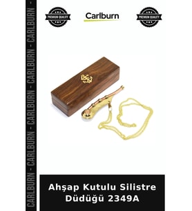 Özel Üretim Denizcilik Koleksiyon Dekoratif Aksesuar Hatıra Ahşap Kutulu Silistre Düdüğü 2349A